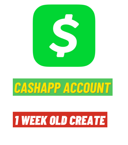 Cashapp Account 1 Week Old