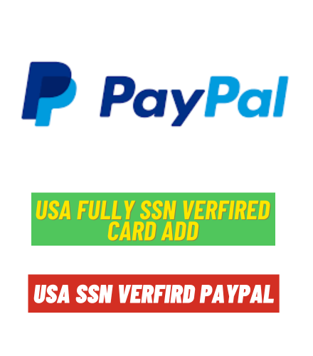 PayPal Account SSN verified Card add